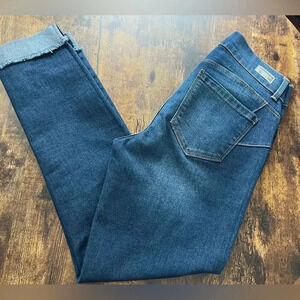 Juicy Couture | women’s distressed cuffed skinny ankle jeans. Size: 4